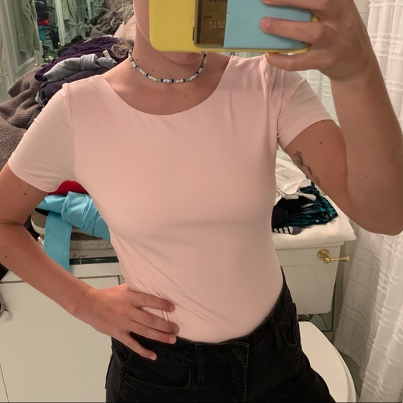 BUNDLE blue and pink bodysuits! BOUGHT IN PARIS - Picture 3 of 4